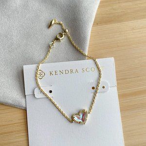 Kendra Scott Dichroic Ari Heart Bracelet Gold